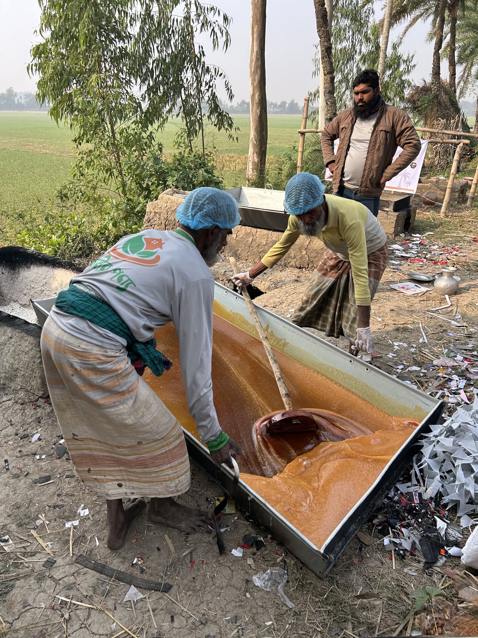 গুড় তৈরির প্রক্রিয়া